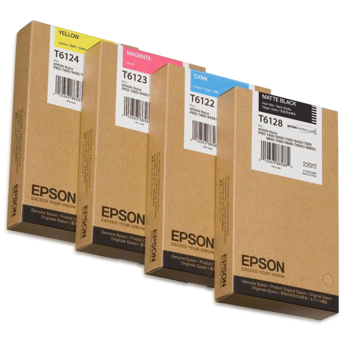 Epson T6123 - 220 ml - magenta - originale - cartuccia d'inchiostro - per Stylus Pro 7400, Pro 7450, Pro 9400, Pro 9450